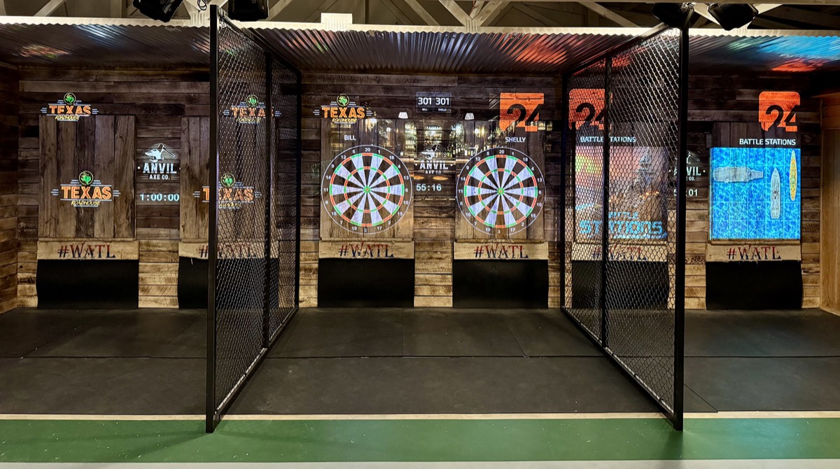 Skill games and event space at Anvil Axe Co.